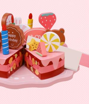 Großhandel B2B Rosa Torte Kuchen Spielzeug Küchenspielzeug